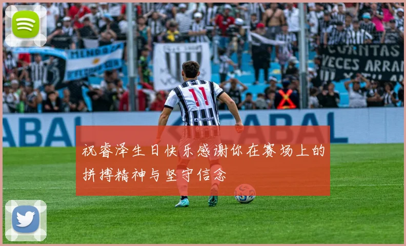 祝睿泽生日快乐感谢你在赛场上的拼搏精神与坚守信念